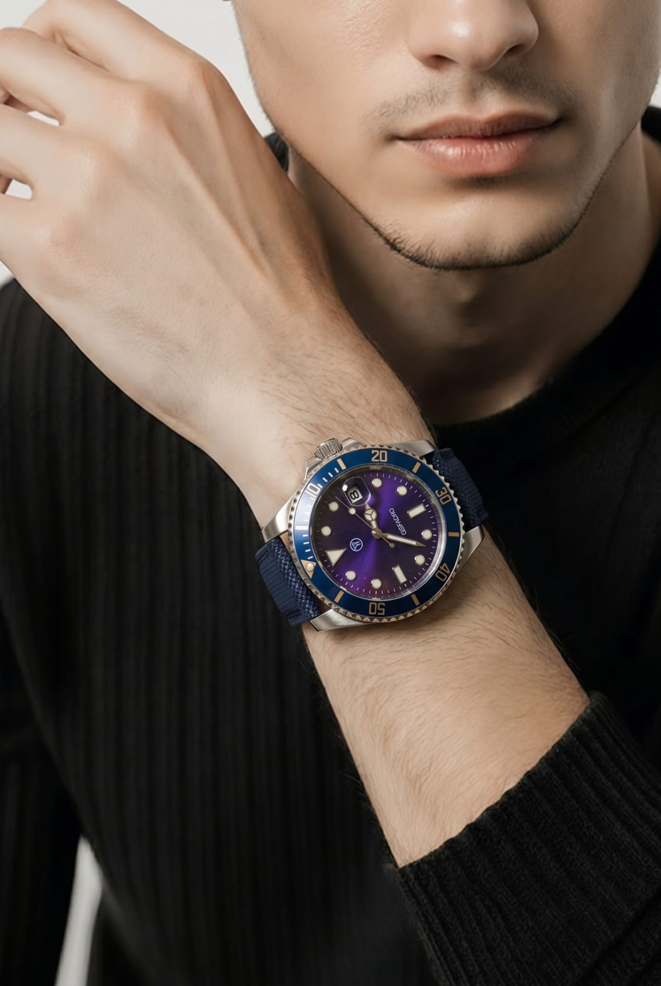 Violet Diver Watch