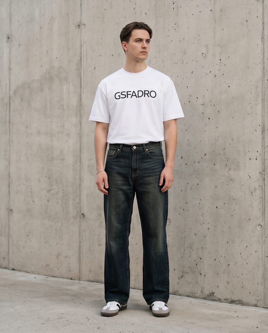 Homme Logo Tee Blanc