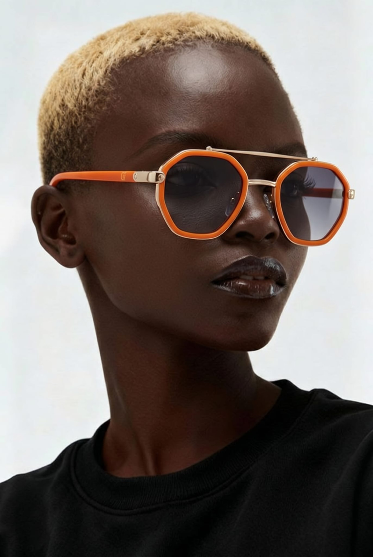 Orange Hex Sunglasses