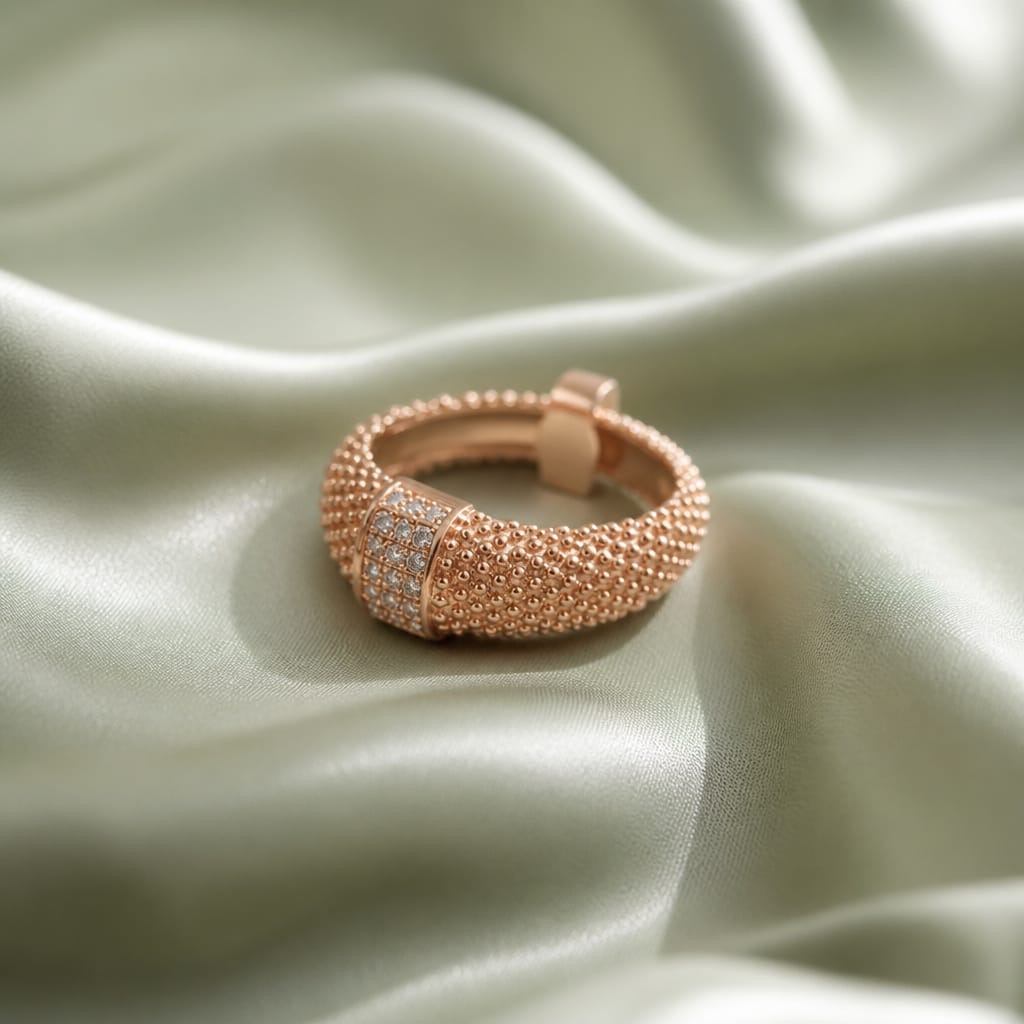 Rose Pavé Band