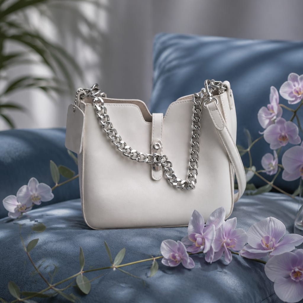 Ivory Chain Bag
