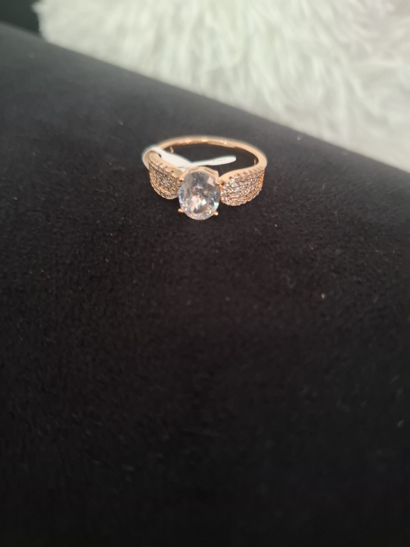 Rose Solitaire Ring