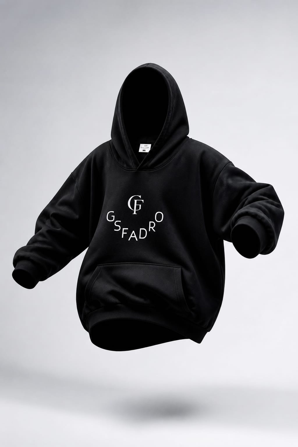 Monogram Hoodie Noir