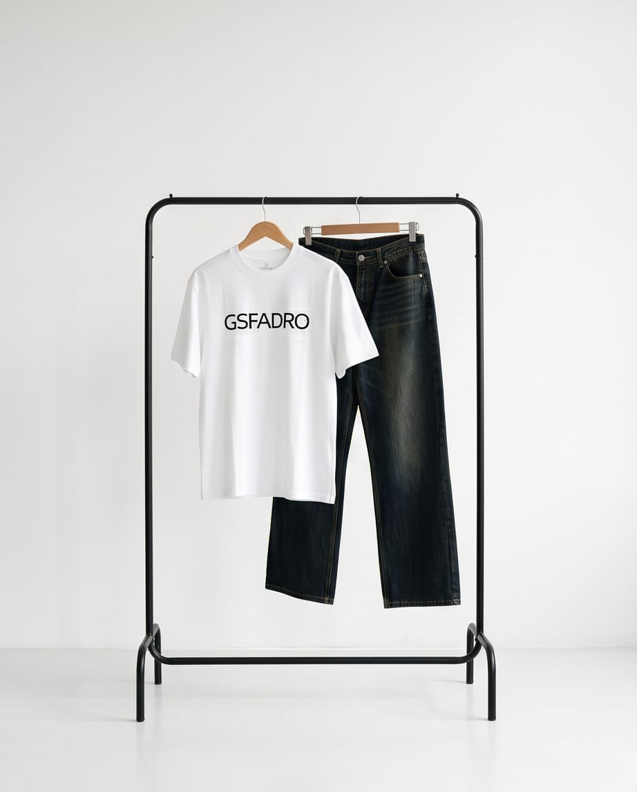 Noir Cargo Trousers